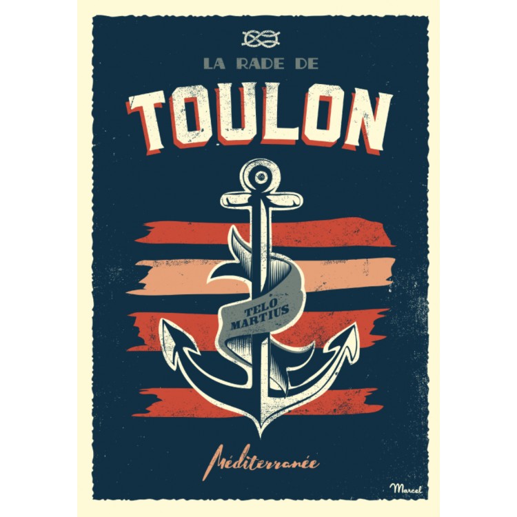 Mug pour café, thé ou tisane le marin et la marinette de Toulon