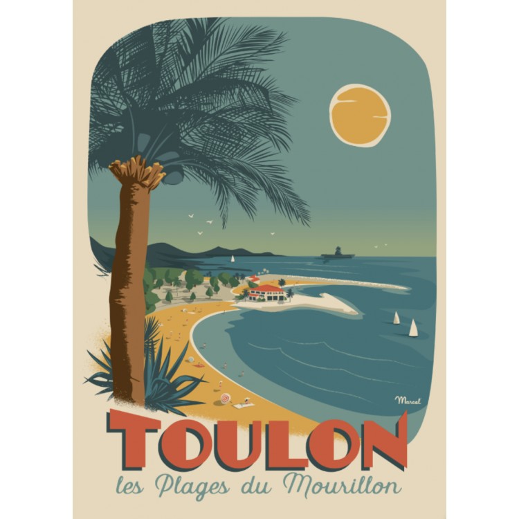 Affiche murale Toulon "Les...